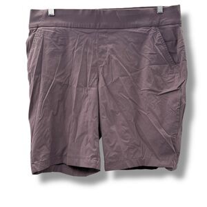 Columbia Dark Mauve Brown Pull-On Shorts‎ Women’s Size XL High Rise Omni-Shield